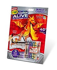 Crayola Color Alive Action Coloring Pages-Mythical Creatures