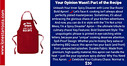 Your Opinion Wasn't Part of the Recipe Apron – Lone Star Roots