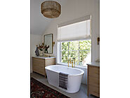Custom Flat Roman Shades: Modern Elegance with a Tailored Fit