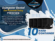 Dumpster Rental San Fernando Valley Prices