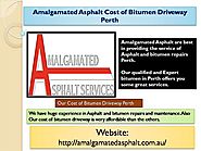 Amalgamated Asphalt Cost of Bitumen Driveway Perth