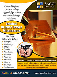 Criminal Defence Lawyer Mississauga