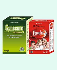 Gynecure and Feroplex Capsules Best Value Combo Packs