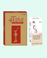 4T Plus Capsules and Overnight Oil Best Value Combo Packs