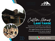 Custom Homes Lake Tahoe