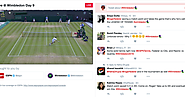 Twitter started its live coverage of Wimbledon today