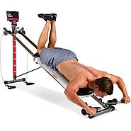 Total Gym 1400 Deluxe Home Fitness Exercise Machine Equipment with Workout DVD