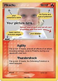 Design and print your own pokemon card - Pokémon card maker - Custom black and white cards