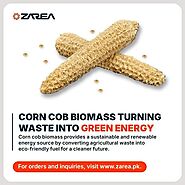 Turning waste into wealth with eco-friendly corn cob biomass!