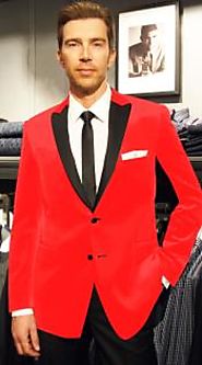 Create Flawless Professional Look With Men's Red Sport Coats