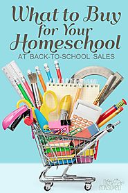 Back to Homeschool Shopping List