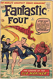 7: Fantastic Four (v1) #4 - "The Coming of ... Sub-Mariner! "