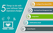 5 Ways to Use Leftover Sales Budget | Grazitti Interactive