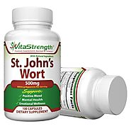 Premium Pure St John's Wort Supplement - Helps Memory, Mood & Much More - St John Wort 500mg - 100 Capsules - Made in...