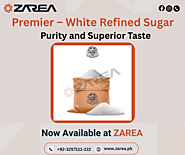 Website at https://zarea.pk/product/premier-white-refined-sugar