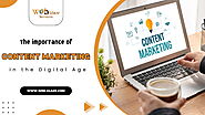The Importance of Content Marketing in The Digital Age