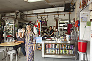 Amanda Heng, Singirl Revisits 1 - Long Fu Coffeeshop, 2011, photographic series (image from https://www.gillmanbarrac...
