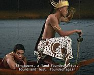 Ho Tzu Nyen, Utama - Every Name in History is I, 2003, video and paintings (screenshot from video).