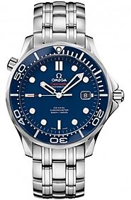 Replique Montre Omega Seamaster Diver 300M Co-Axial Chronometer 41mm bleu 212.30.41.20.03.001