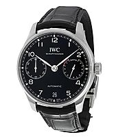 Replica IWC Portugieser Automatic Black Strap Men's Watch IW500703