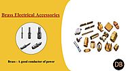Surface finishing and standard design of brass electrical accessories