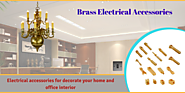 Brass electrical accessories for home and office wiring system