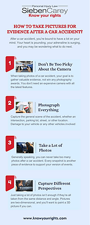How to Take Pictures for Evidence After a Car Accident?