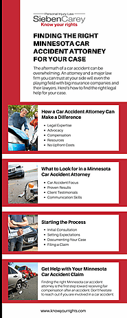 Finding the Right Minnesota Car Accident Attorney for Your Case