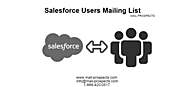 Salesforce Users Mailing Lists, Salesforce Users Email List