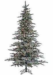 Kohl's - Sterling 7.5' Lightly Flocked McKinley Pine Artificial Christmas Tree