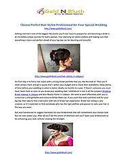 choose perfect hair stylist professional for your wedding.pdf