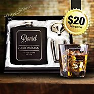 Giftware Direct Offers Hip Flask set