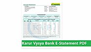 Can't Open Karur Vysya Bank Statement? Get the Password