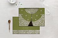 Muslim Wedding Cards | AI-8234C | A2zWeddingCards