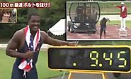 Justin Gatlin smashes Usain Bolt's 100m record... but it won't count