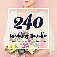 Wedding bundle: lightroom presets, photoshop actions and acr presets (50% off)