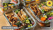 Quick Nutritious Meals - Healthy Eating Made Simple - Live Force In Fitness