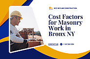 Cost Factors for Masonry Work in Bronx NY - Blog