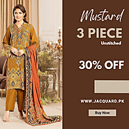 Mustard 3 Piece Unstitched Linen – Timeless Elegance Meets Seasonal Comfort