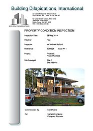 Building Dilapidations International Sample Report with Gauge