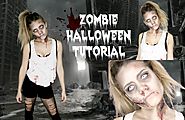 Easy Zombie Halloween Tutorial | Last Minute Idea!