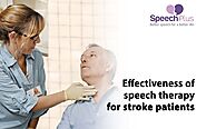Effectiveness of speech therapy for stroke patients - Speech Plus