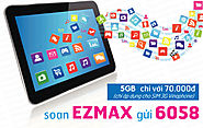 Đăng ký Ezmax Vinaphone lên mạng trọn gói chỉ 70.000đ/tháng