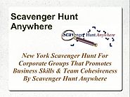 New York Scavenger Hunt - Promotes Business Skills & Team Cohesive..