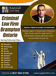 Criminal Law Firm Brampton Ontario