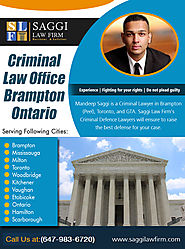 Criminal Law Office Brampton Ontario