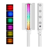 Digitek (DSL-1000 RGB) Portable Handheld RGB LED Light Wand with Barndoor, Battery Pack & Remote, 100W+80W RGB, 14 Sp...