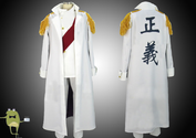 One Piece Sengoku Cosplay Costume Marine Admiral Uniform