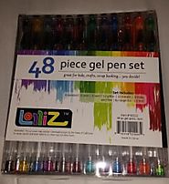 LolliZ Gel Pens 48 Gel Pen Tray Set