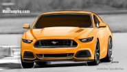Spy shots of 2015 Ford Mustang give info for a render